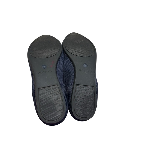 Rothy's Women's Navy Blue Flats the point 8.5 - Picture 4 of 7